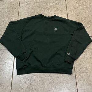Champion Authentic Athletic Apparel Vintage Green Sweatshirt Unisex Size: L